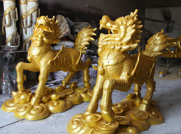 獅子造型雕塑