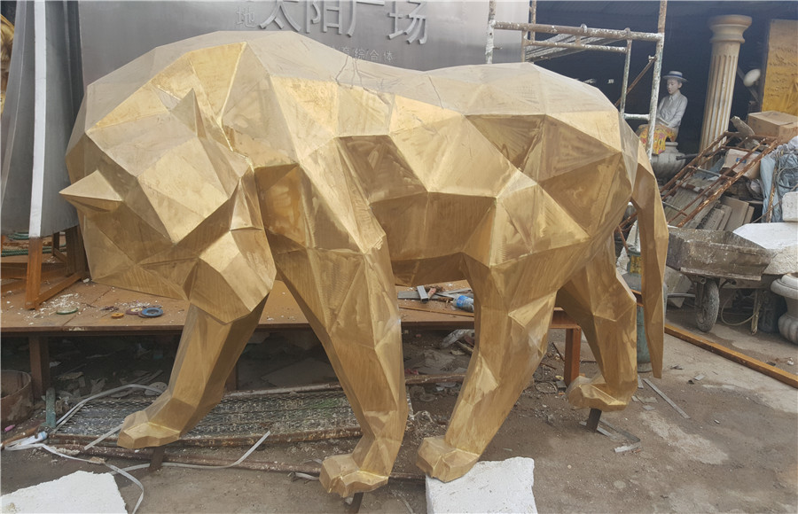 動物黃銅雕塑